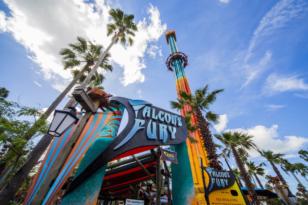 Falcon's Fury é inaugurada no Busch Gardens Tampa Falcon's Fury é inaugurada no Busch Gardens Tampa