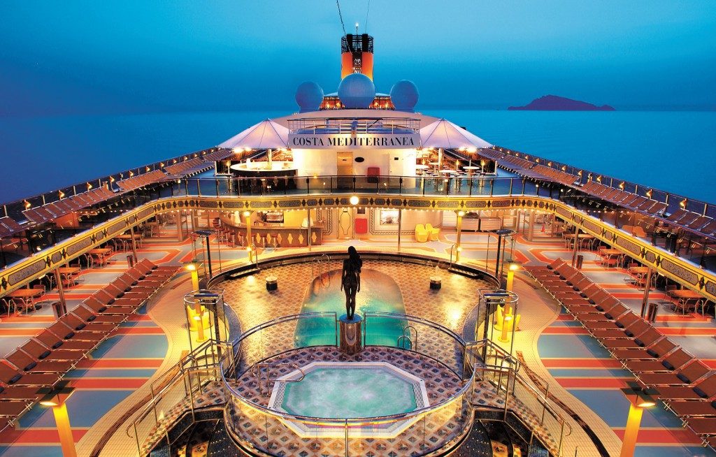 Costa Cruzeiros; Costa Mediterrânea; Costa Pacifica; América do Sul Costa Cruzeiros; Costa Mediterrânea; Costa Pacifica; América do Sul