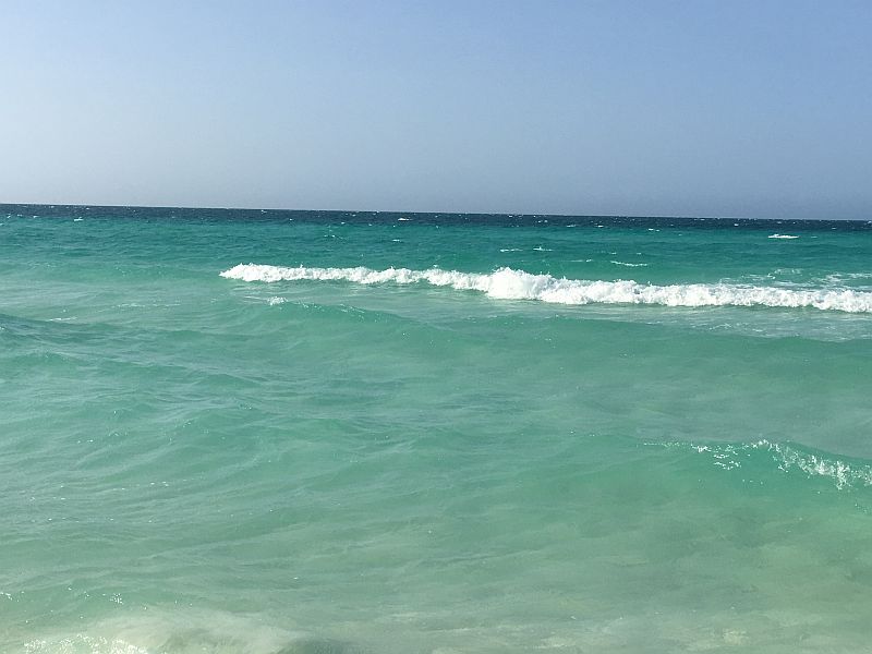Mar da praia de cuba