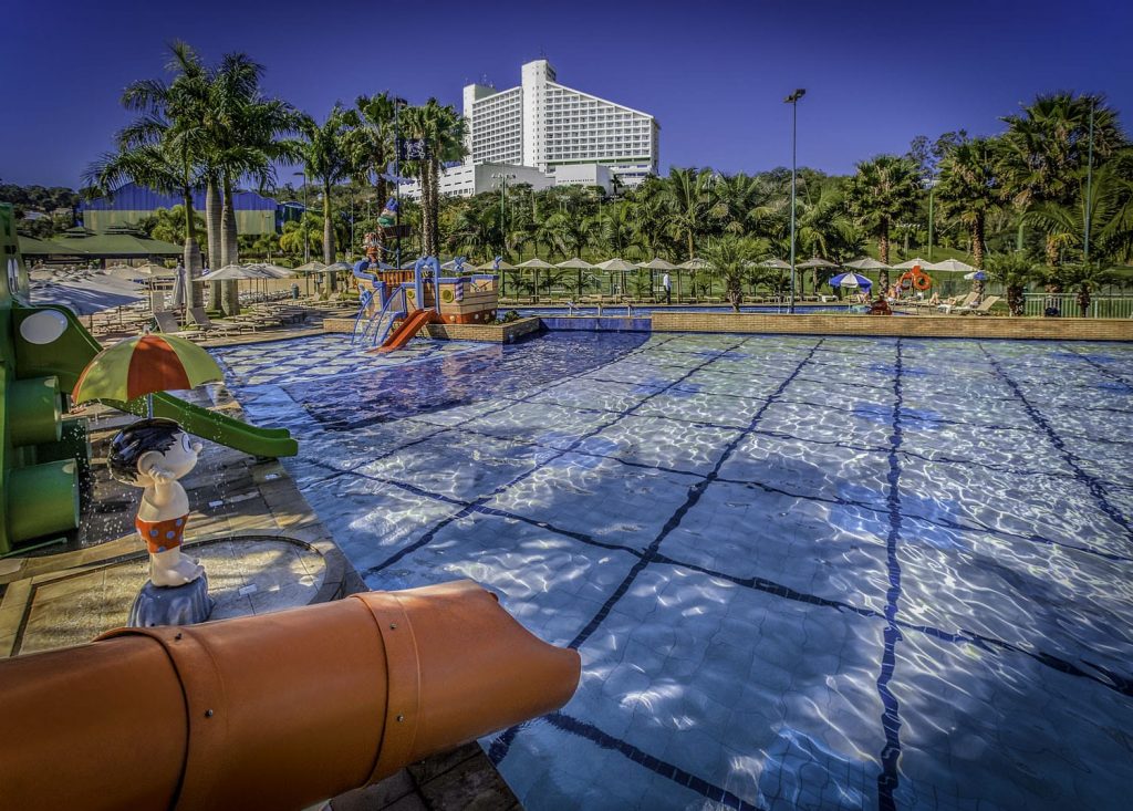 Piscina do Bourbon Atibaia Férias de janeiro nos Resorts Bourbon