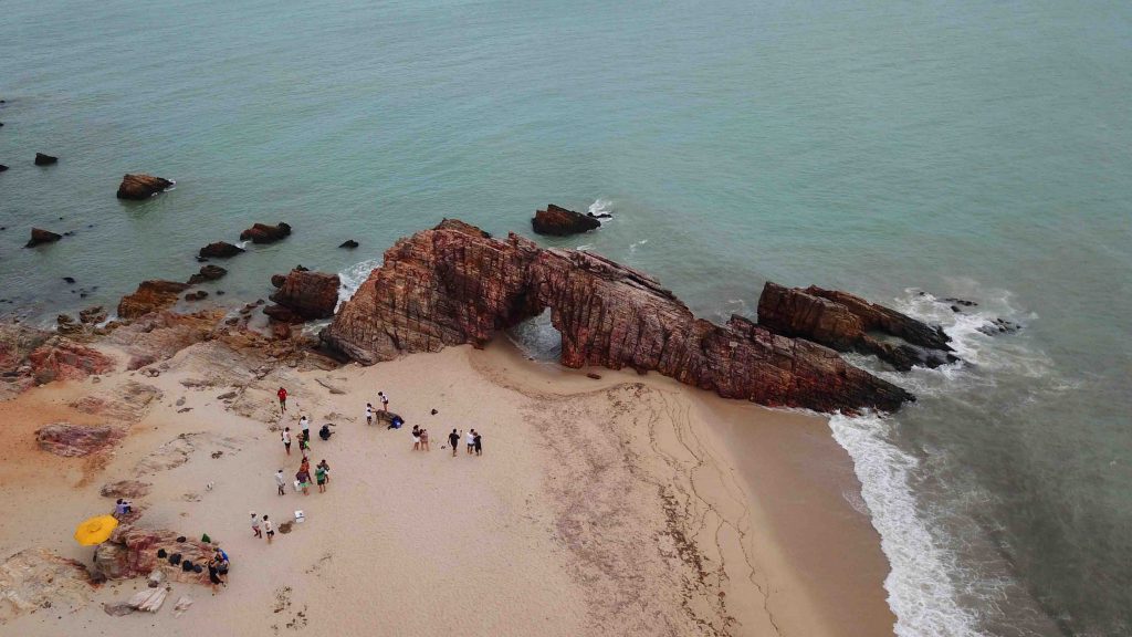 O que fazer na Rota das Emoções - O que fazer na Rota das Emoções - Imagem aérea Pedra Furada