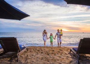 Réveillon no infinty Blue - Família na praia