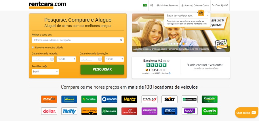 Rentcars é confiável Rentcars é confiável