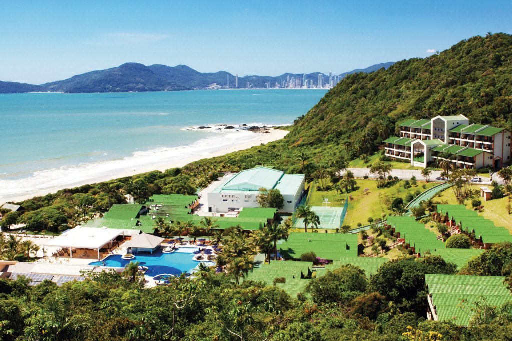 Vista aérea do resort em Balneário Camboriú Infinity Blue Resort