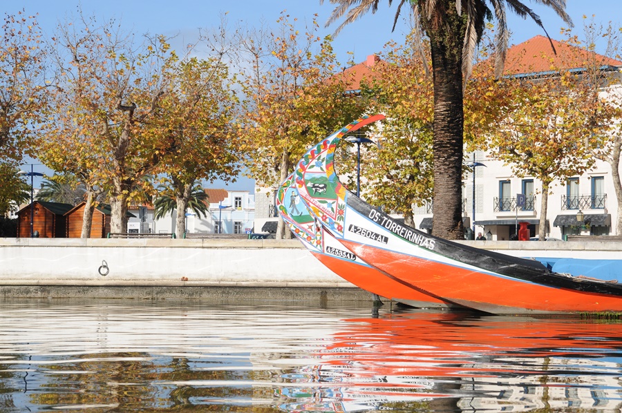 Barquinhos em Aveiro, no centro de Portugal Centro de Portugal