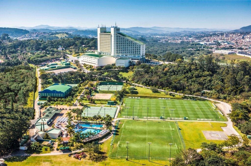 Vista área do resort Bourbon Atibaia Hotéis e resorts para férias